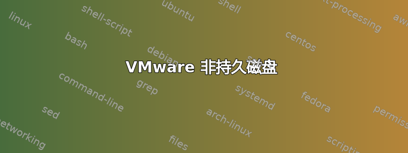 VMware 非持久磁盘