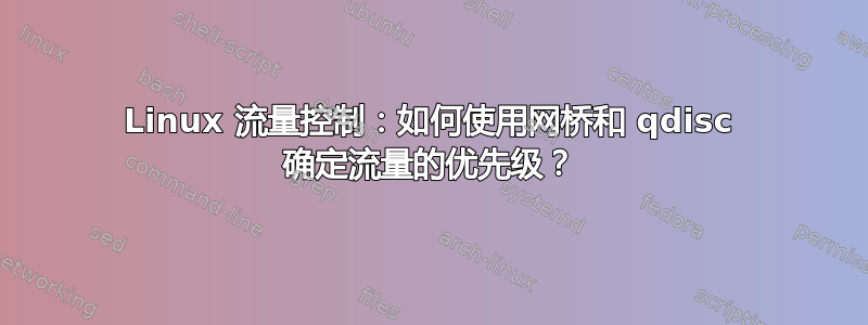 Linux 流量控制：如何使用网桥和 qdisc 确定流量的优先级？