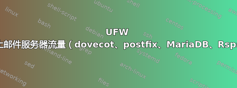 UFW 正在阻止邮件服务器流量（dovecot、postfix、MariaDB、Rspamd）