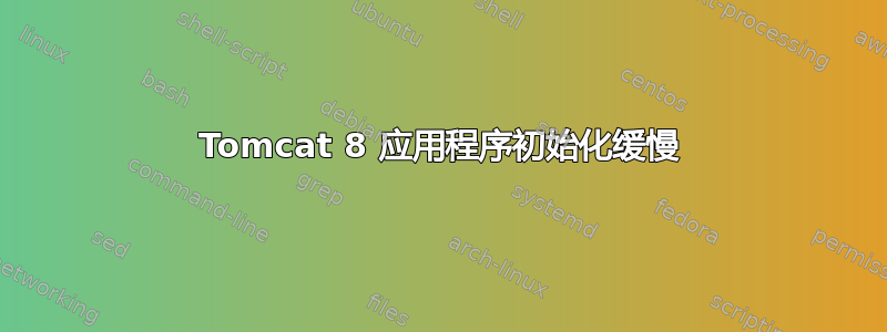 Tomcat 8 应用程序初始化缓慢