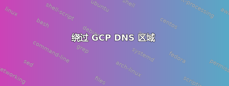 绕过 GCP DNS 区域