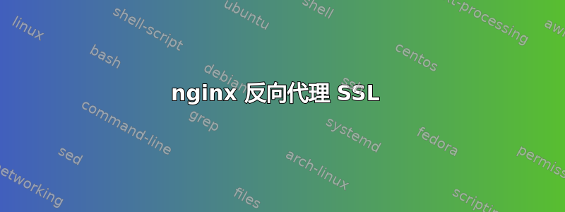 nginx 反向代理 SSL 