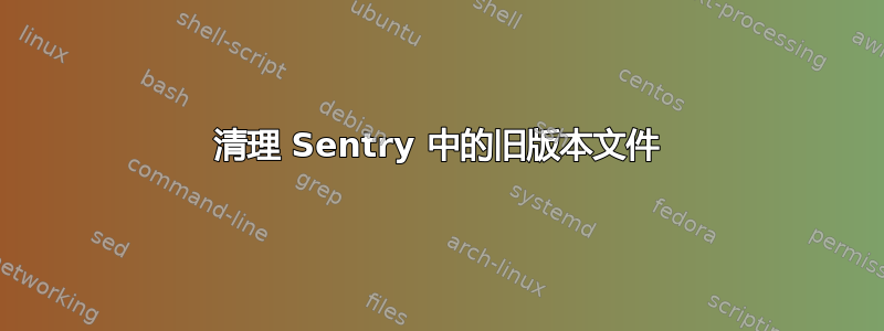 清理 Sentry 中的旧版本文件