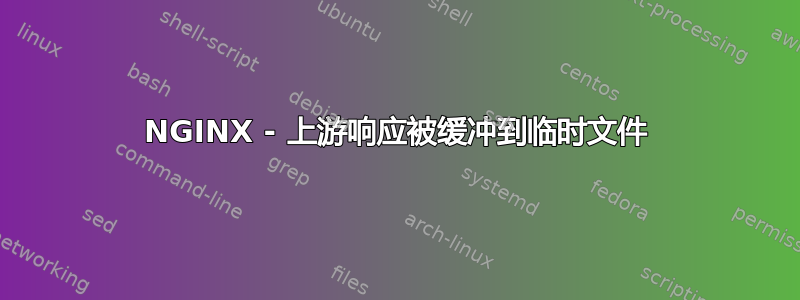 NGINX - 上游响应被缓冲到临时文件