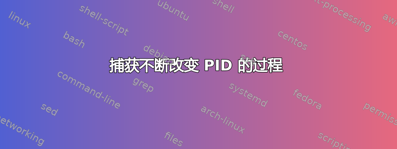 捕获不断改变 PID 的过程