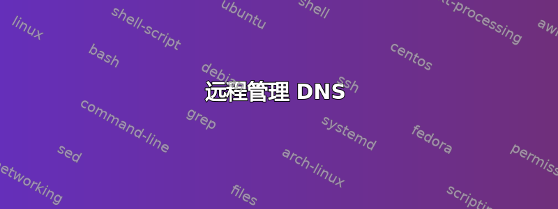 远程管理 DNS