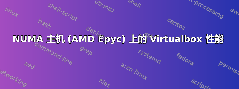 NUMA 主机 (AMD Epyc) 上的 Virtualbox 性能