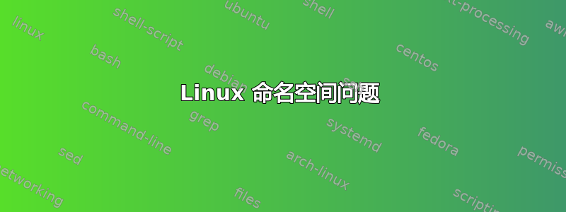 Linux 命名空间问题