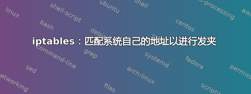 iptables：匹配系统自己的地址以进行发夹