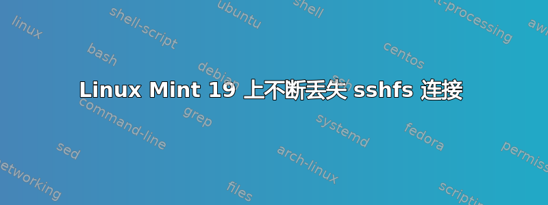 Linux Mint 19 上不断丢失 sshfs 连接