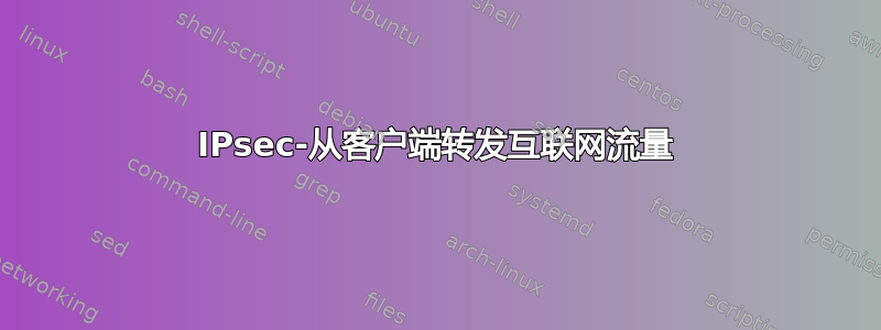 IPsec-从客户端转发互联网流量