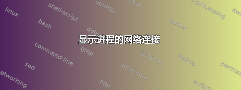 显示进程的网络连接