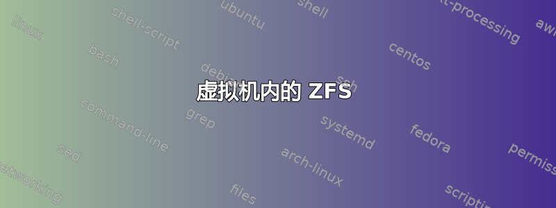 虚拟机内的 ZFS