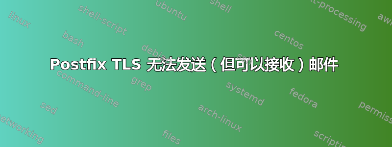 Postfix TLS 无法发送（但可以接收）邮件