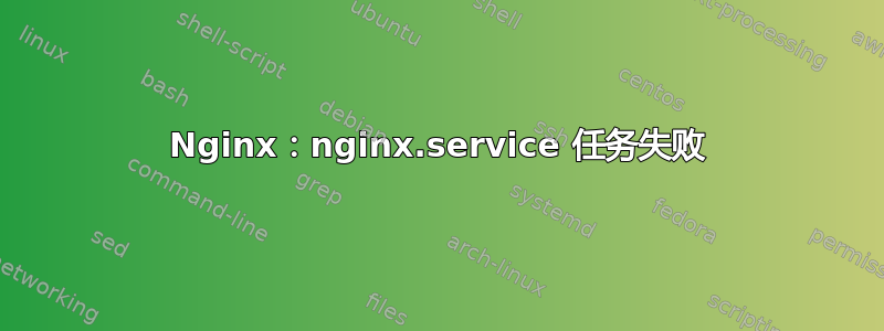 Nginx：nginx.service 任务失败