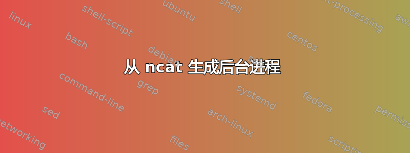 从 ncat 生成后台进程