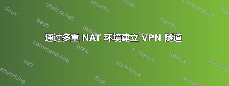 通过多重 NAT 环境建立 VPN 隧道