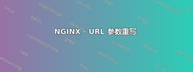 NGINX - URL 参数重写