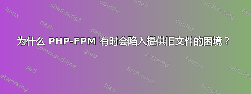 为什么 PHP-FPM 有时会陷入提供旧文件的困境？