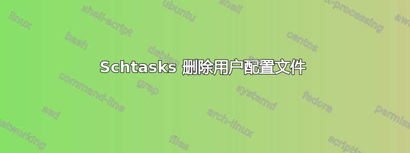 Schtasks 删除用户配置文件