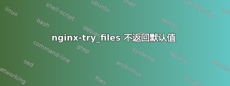 nginx-try_files 不返回默认值