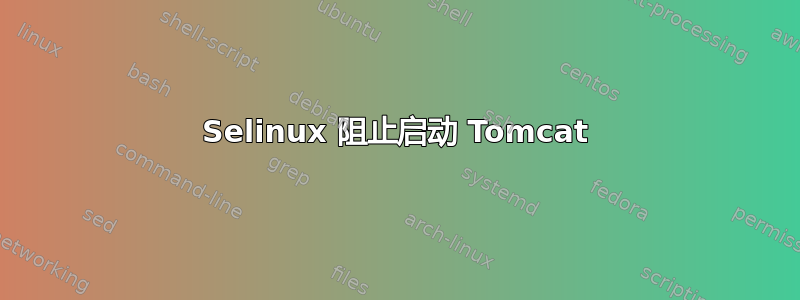 Selinux 阻止启动 Tomcat