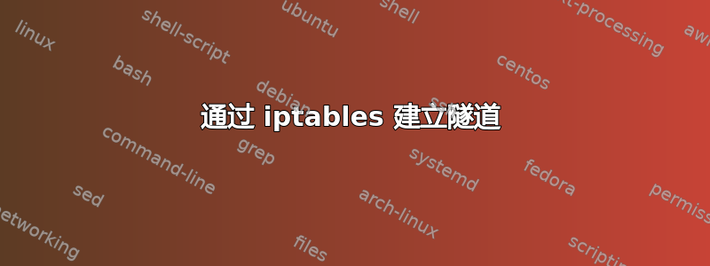 通过 iptables 建立隧道