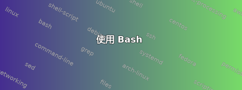 使用 Bash