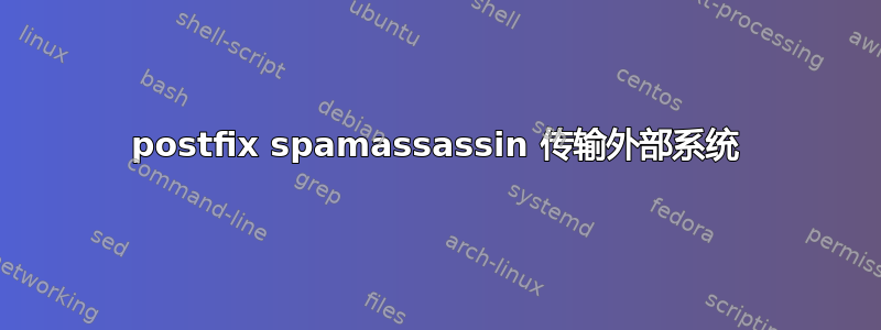 postfix spamassassin 传输外部系统