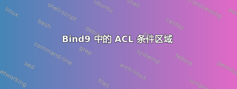 Bind9 中的 ACL 条件区域