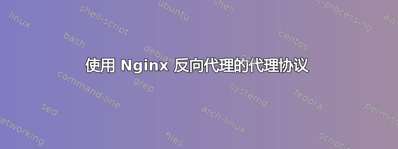 使用 Nginx 反向代理的代理协议