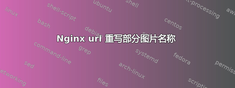 Nginx url 重写部分图片名称