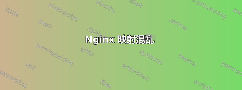 Nginx 映射混乱