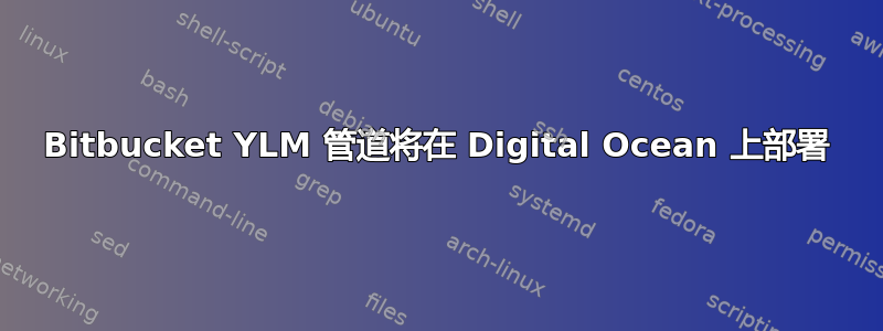 Bitbucket YLM 管道将在 Digital Ocean 上部署