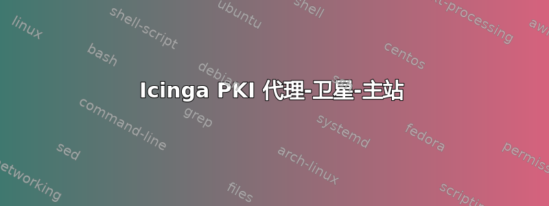 Icinga PKI 代理-卫星-主站