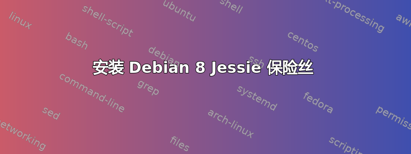 安装 Debian 8 Jessie 保险丝