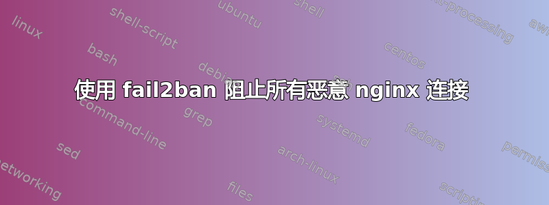 使用 fail2ban 阻止所有恶意 nginx 连接