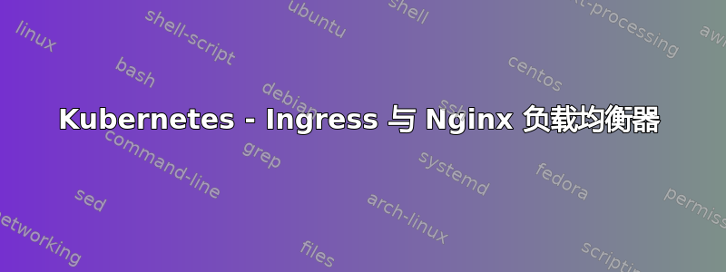 Kubernetes - Ingress 与 Nginx 负载均衡器