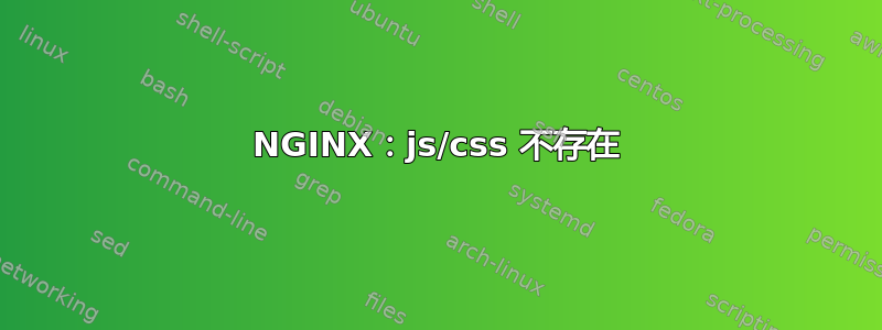 NGINX：js/css 不存在