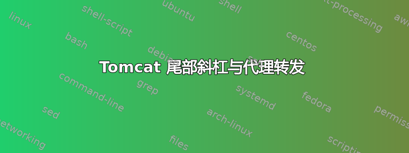 Tomcat 尾部斜杠与代理转发