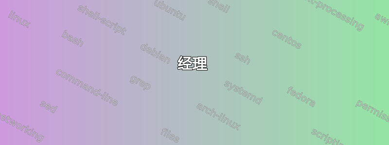 经理