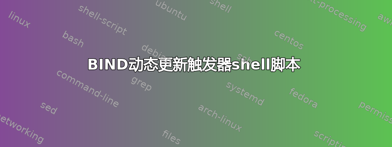 BIND动态更新触发器shell脚本