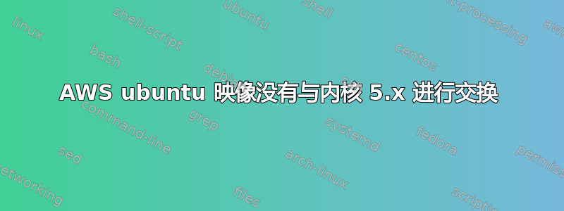 AWS ubuntu 映像没有与内核 5.x 进行交换