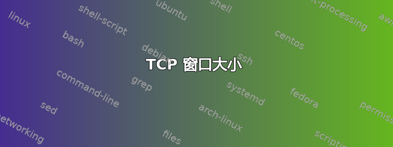 TCP 窗口大小