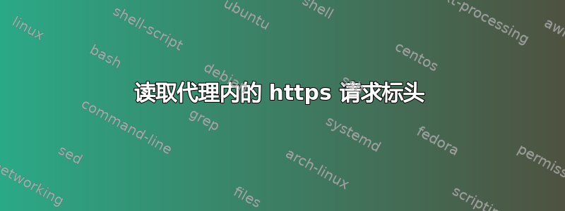 读取代理内的 https 请求标头