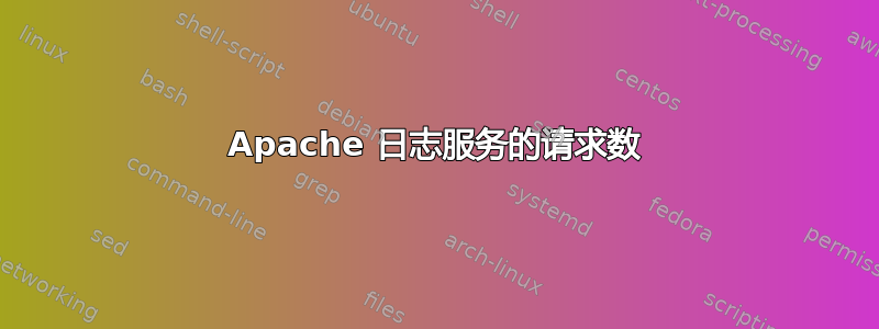 Apache 日志服务的请求数