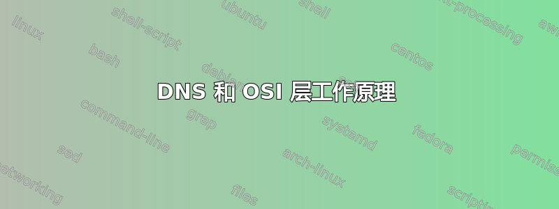 DNS 和 OSI 层工作原理