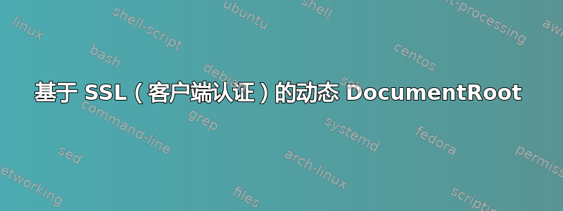 基于 SSL（客户端认证）的动态 DocumentRoot