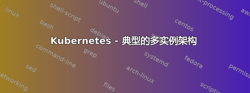 Kubernetes - 典型的多实例架构