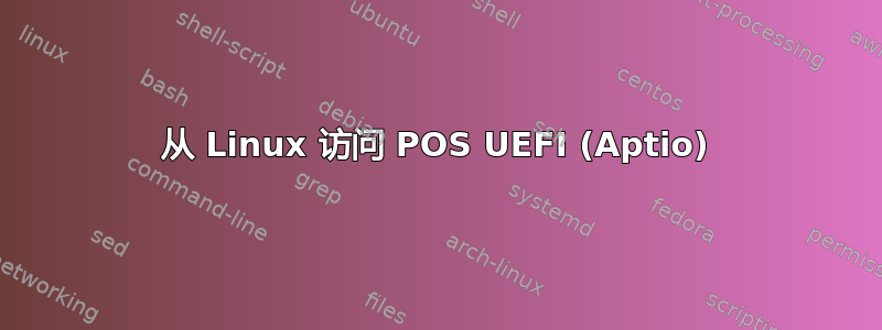 从 Linux 访问 POS UEFI (Aptio)